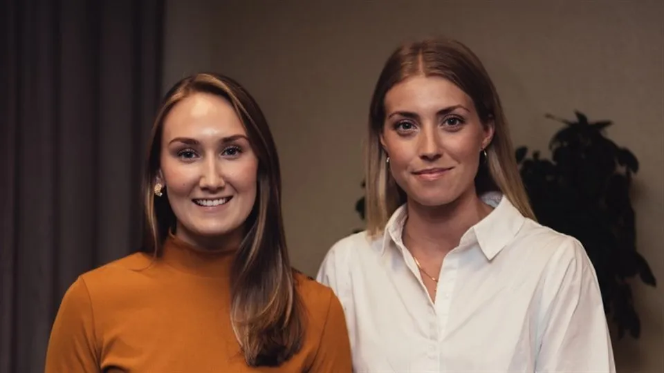 Porträttbild, Linnea Eriksson och Therese Svensk