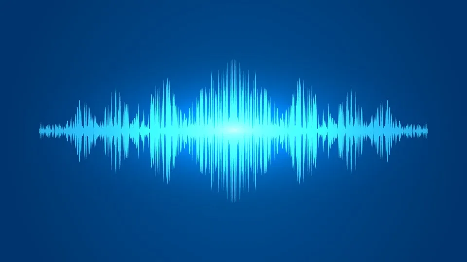 Sound waves.