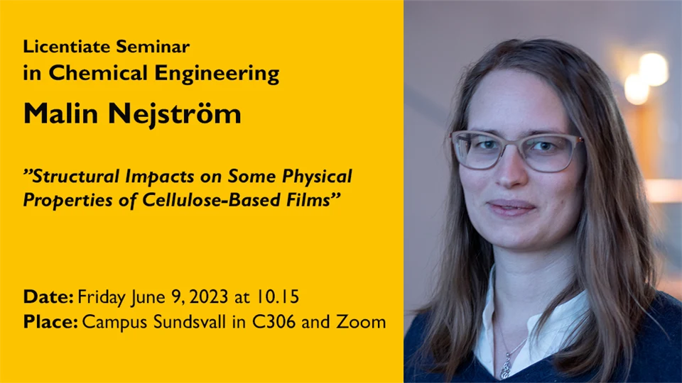 Banner för licentiatseminarium