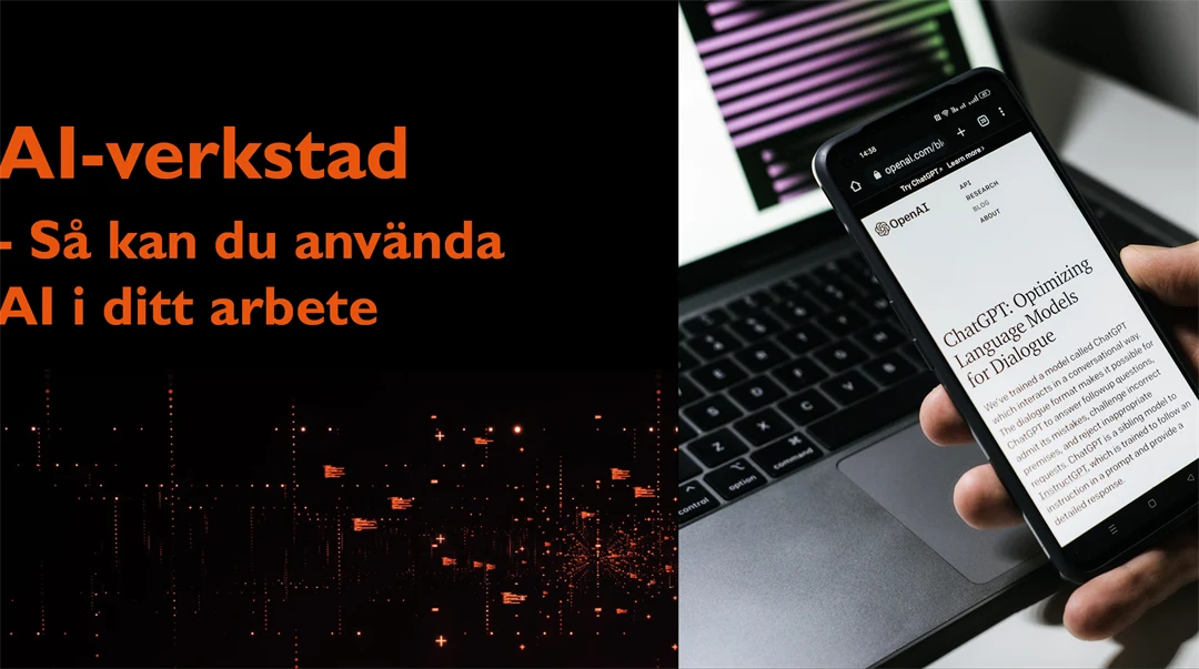 AI-verkstad så kan du använda Ai i ditt arbete