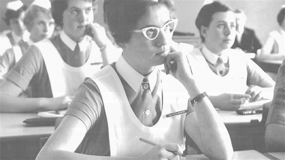 Sjuksköterskeutbildning 1955