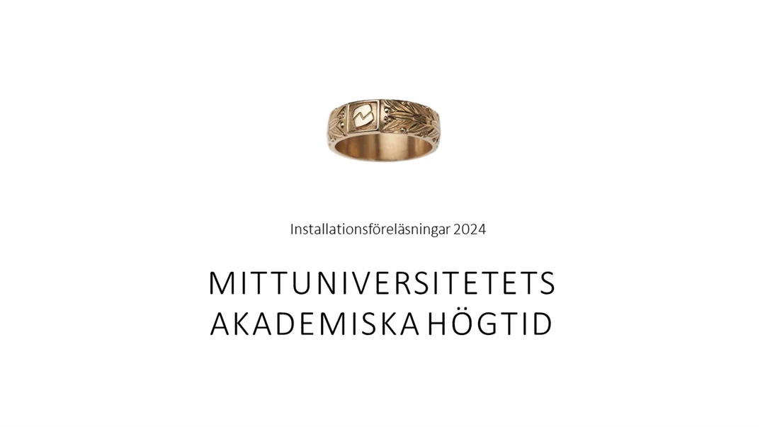 Inauguration lectures