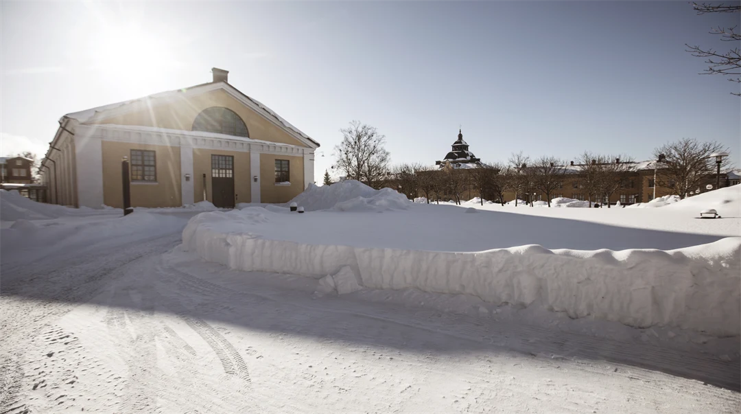 Vinterexteriör Campus Östersund