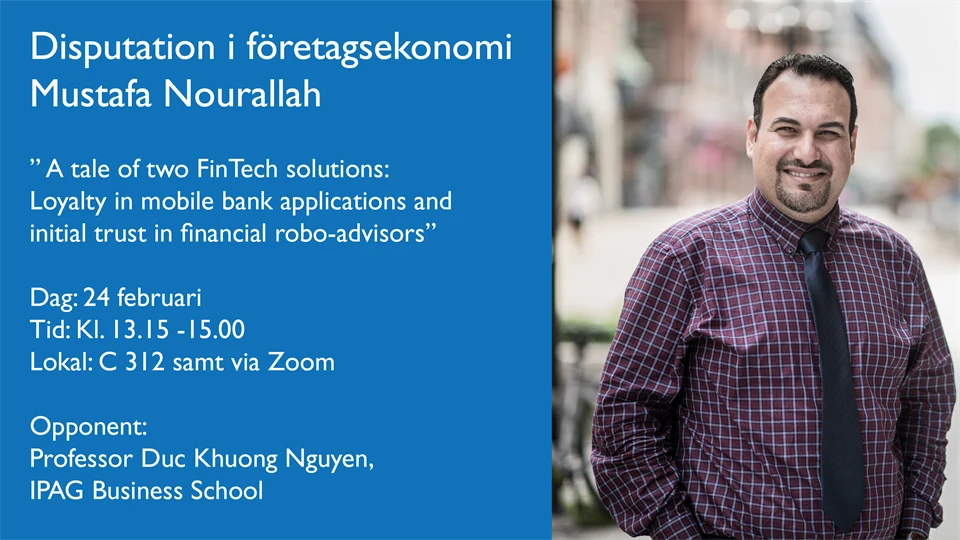 Disputation med Mustafa Nourallah