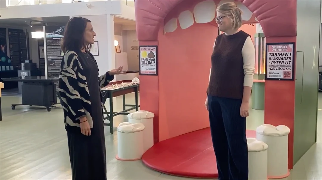 Utställningsmiljön på Technichus