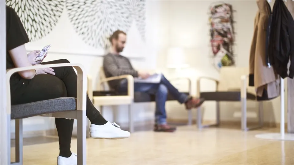 Väntrum, psykologimottagningen