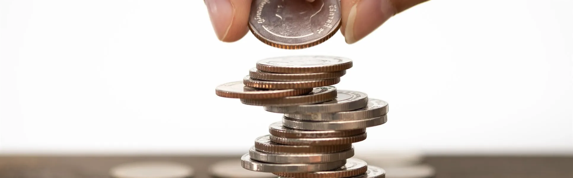  author info Foto: feelartfeelant     Hand stack coins, concept for Saving money, growing...