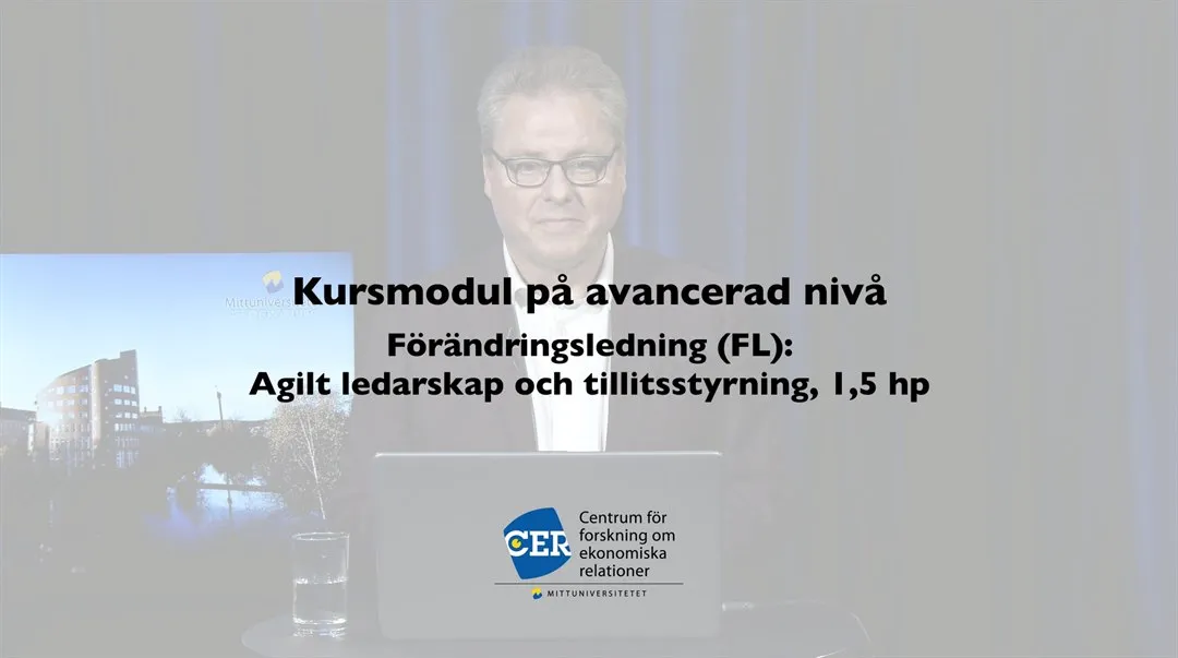 Förändringsledning (FL): Agilt ledarskap och tillitsstyrning, 1,5 hp - trailer