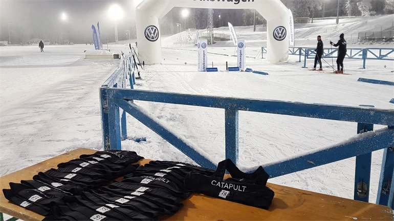 Inför test med Catapult-system