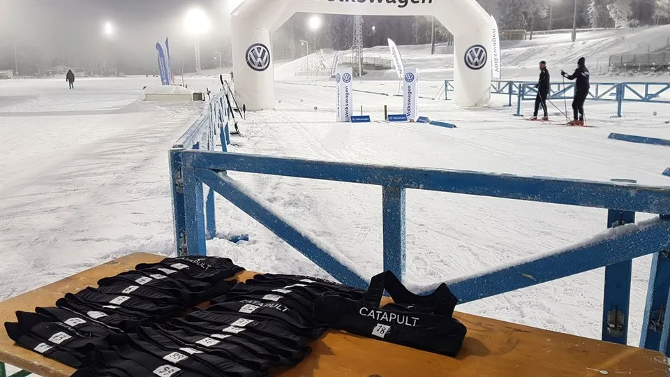 Inför test med Catapult-system