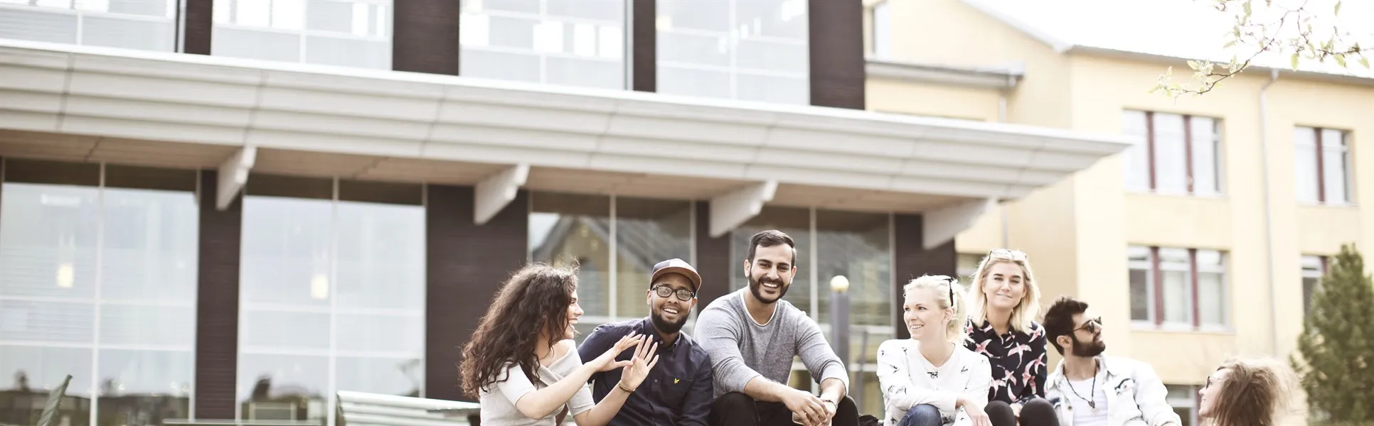 Studenter, utomhus, Östersund