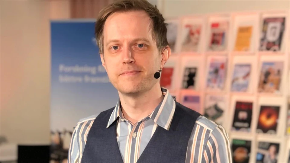 Jan Lundgren på UR-föreläsning.