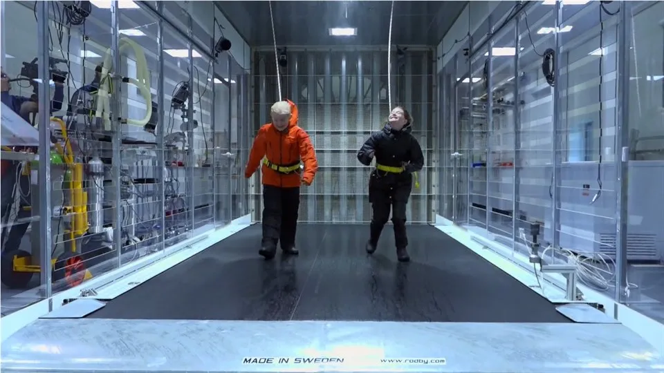 Vilma och Ludvig besöker Sports Tech