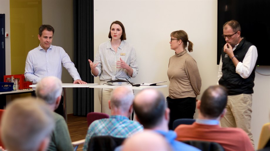 A panel discussion between Mattias O'Nils, Amelie Rahbek, Mona Swartling and Bengt Myhrman