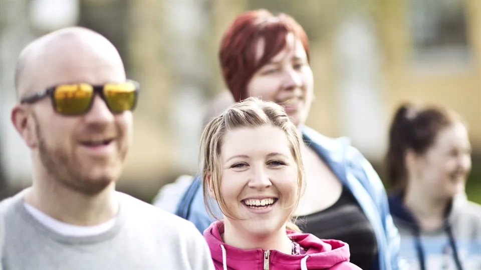 Brännboll på Campus Östersund