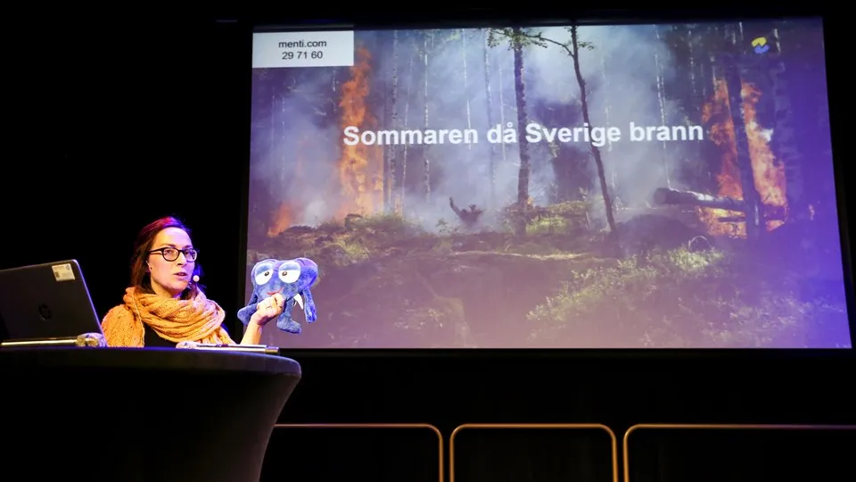 Linda Kvarnlöf på  ForskarFredag 2019