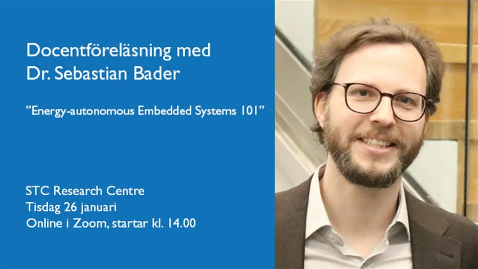 Docentföreläsning med Sebastian Bader