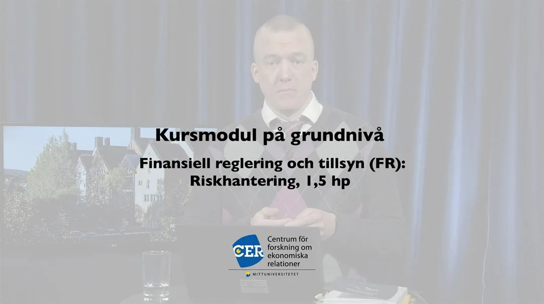 Finansiell reglering och tillsyn (FR): Riskhantering, 1,5 hp - trailer