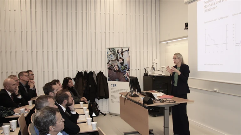 Cecilia Skingsleys föredrag om minusränta