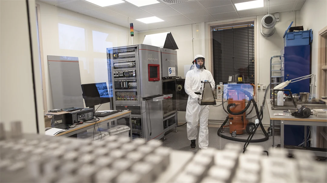 Additive manufacturing lab at Sports Tech Research Centre in Östersund
