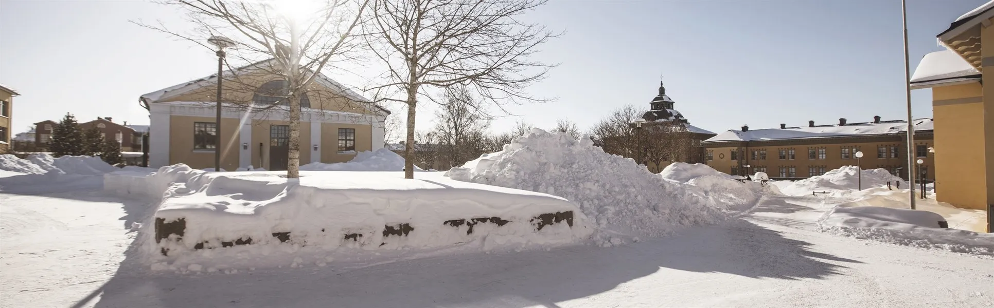 Vinterexteriör Campus Östersund