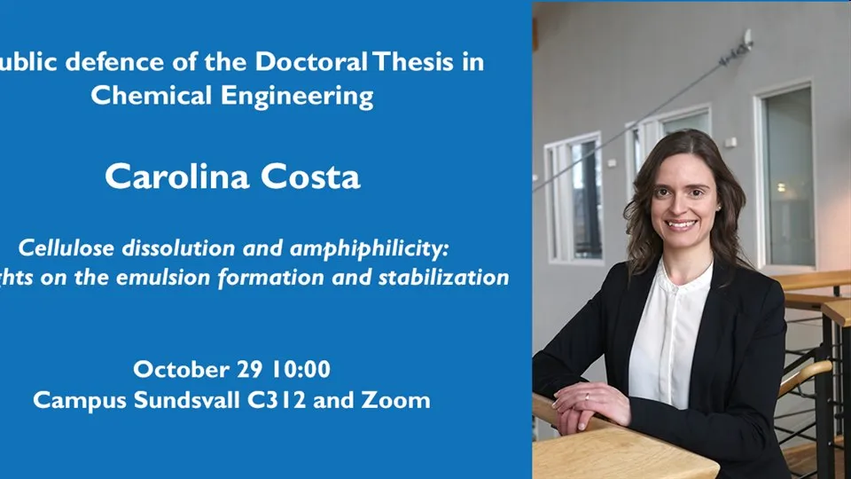 Woman researcher standing next to the stairs