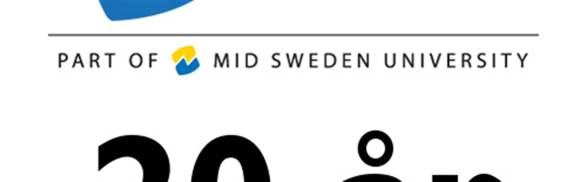 ETOUR logotyp plust text "20 år i turismforskningens tjänst"