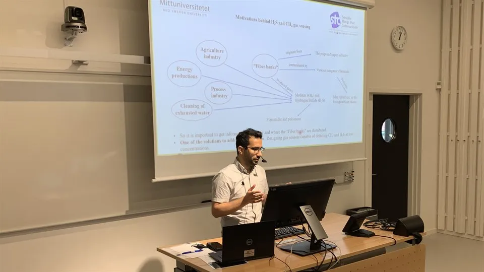 Half-time seminar with Mehdi Akbari Saatlu.