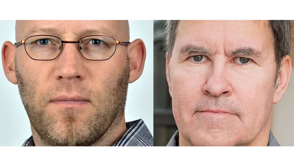 På bilden syns Jimmy Jaldemark och Peter Öhman