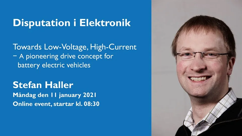 Disputation i Elektronik med Stefan Haller