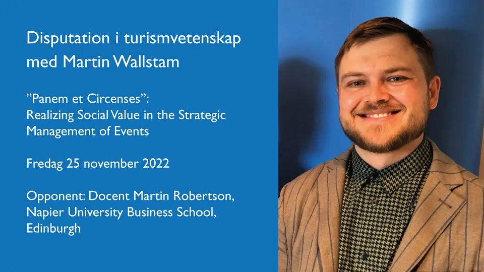 Martin Wallstam, disputationsbild