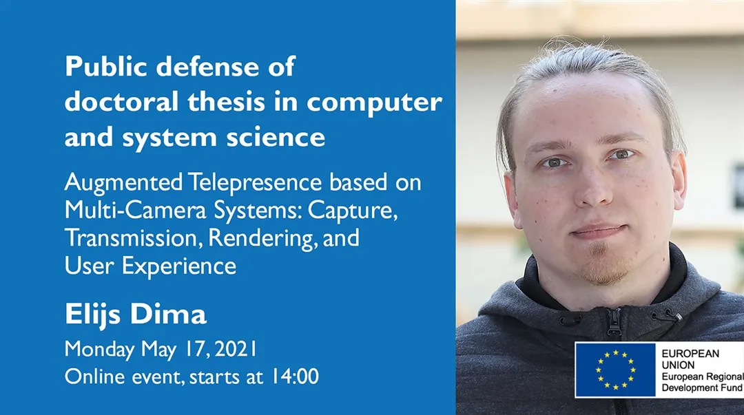 Porträttbild av doktoranden Elijs DIma