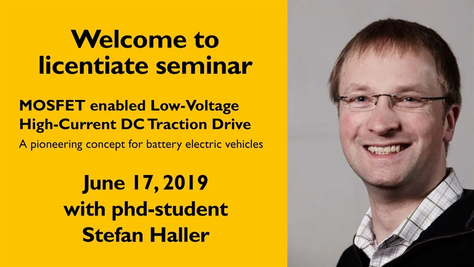 Licentiate seminar Stefan Haller