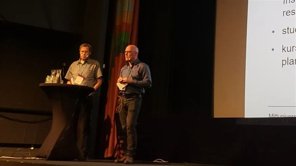 Peter Öhman och Jimmy JAldemark föreläser om Buffle på Myndighetsnätverket