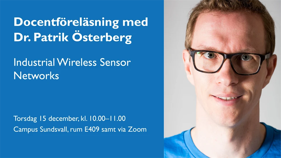 Docentföreläsning med Patrik Österberg