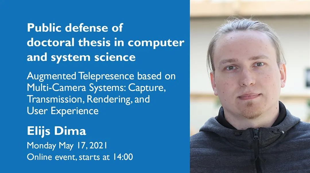 PhD student Elijs Dima