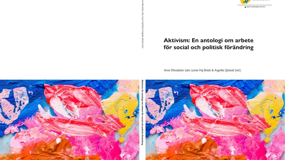 Omslag till boken Aktivism: en antologi om arbete för social och politisk förändring.
