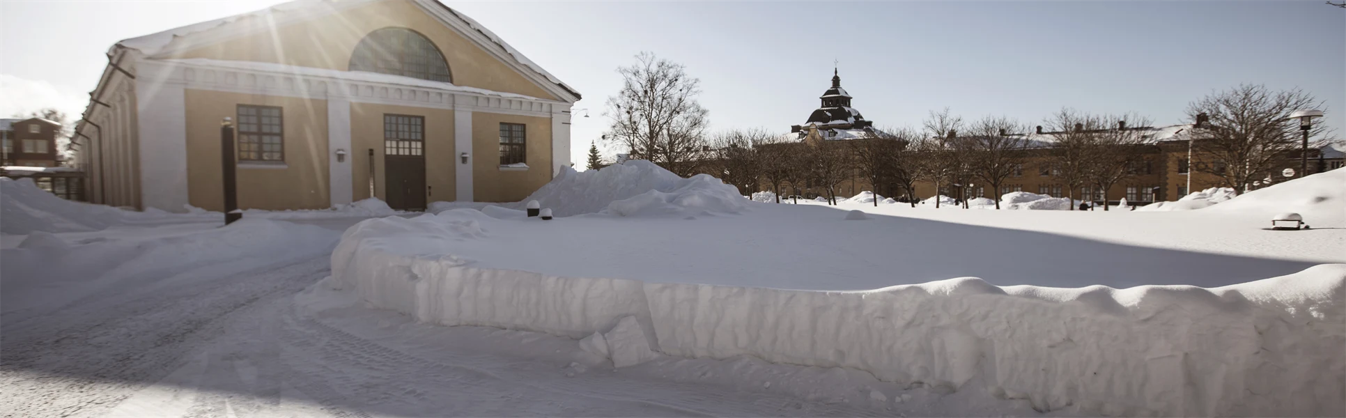 Vinterexteriör Campus Östersund