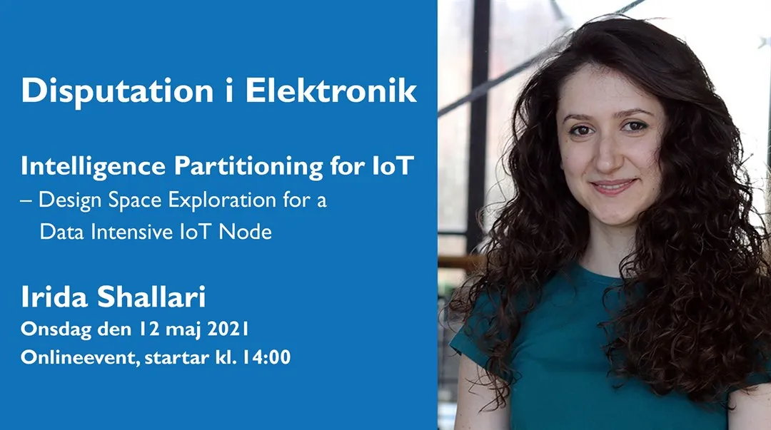 Disputation i elektronik med Irida Shallari