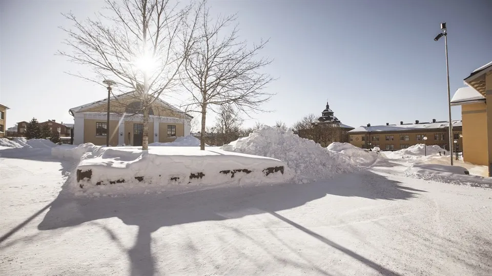 Vinterexteriör Campus Östersund