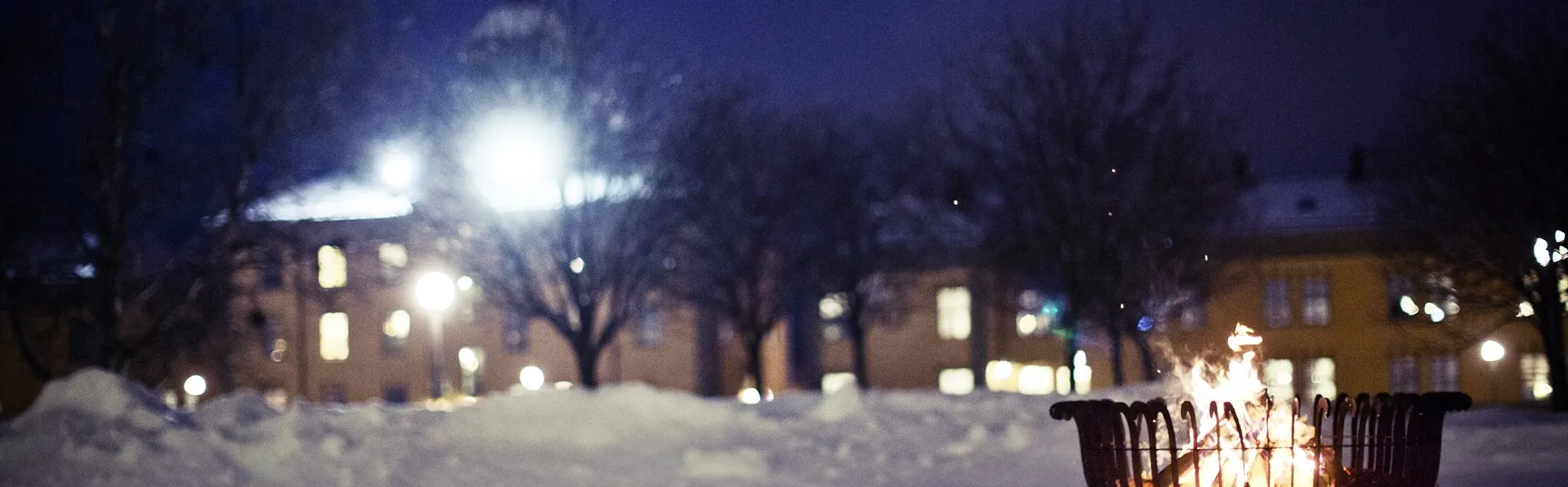 Östersund campus vinter