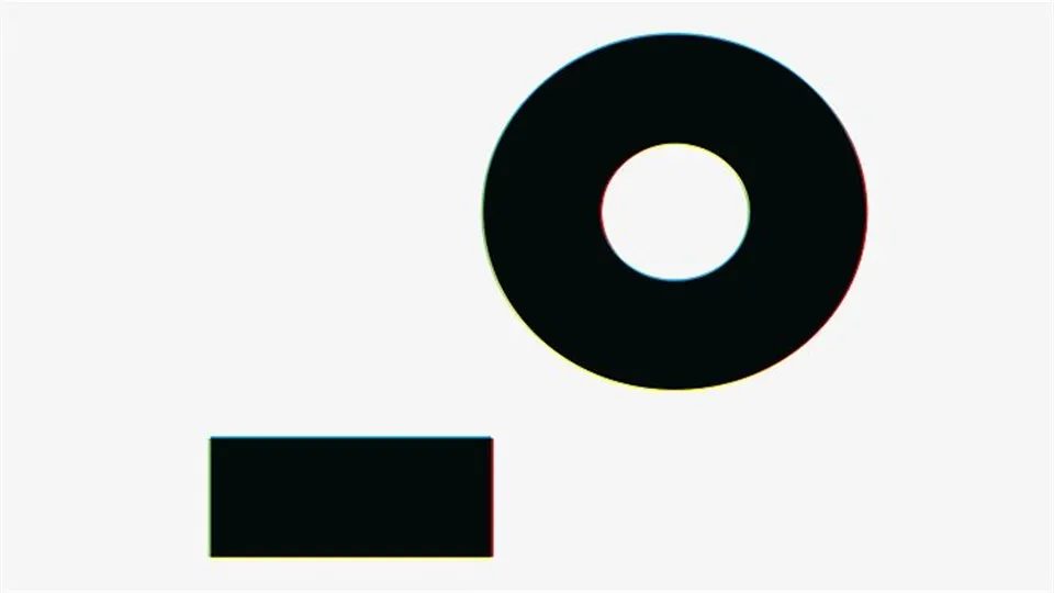 En cirkel och en linje