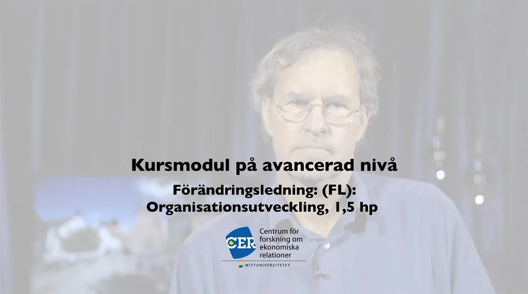 Förändringsledning (FL): Organisationsutveckling, 1,5 hp -trailer