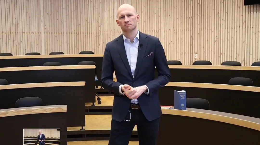 Förvaltningsjuridik, skärmdump