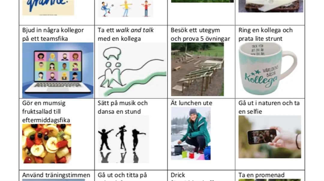 aktivitetsbingo