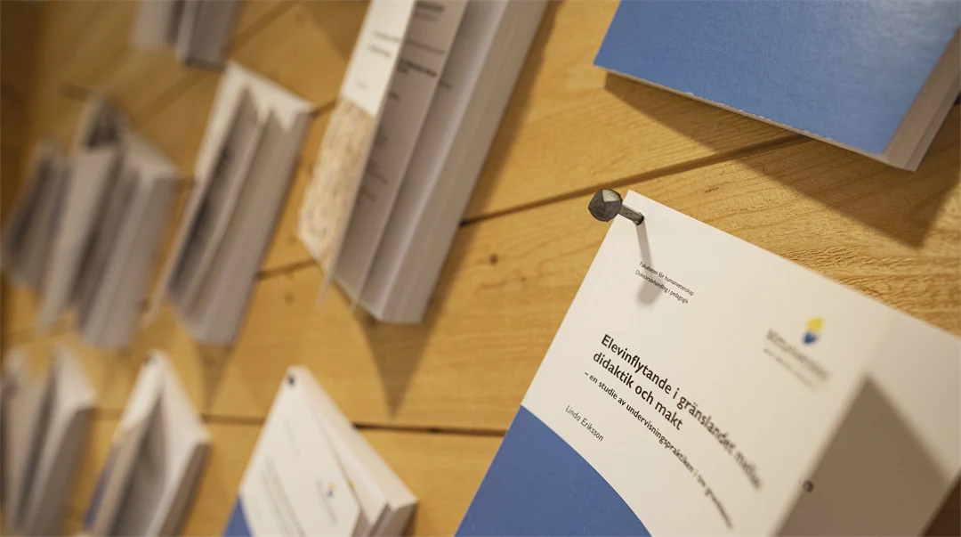 Spikningsvägg biblioteket Sundsvall