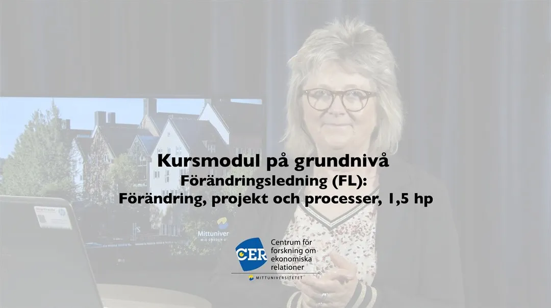 Förändringsledning (FL): Förändring, projekt och processer, 1,5 hp  - trailer